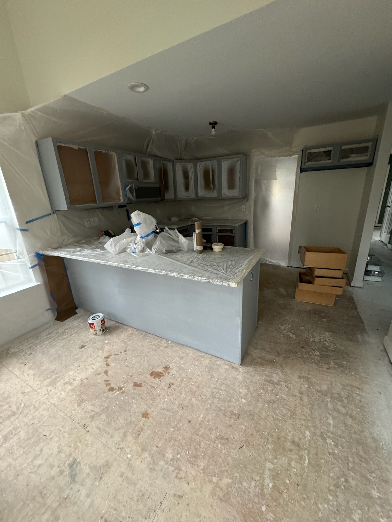 Cabinet Refinishing Project