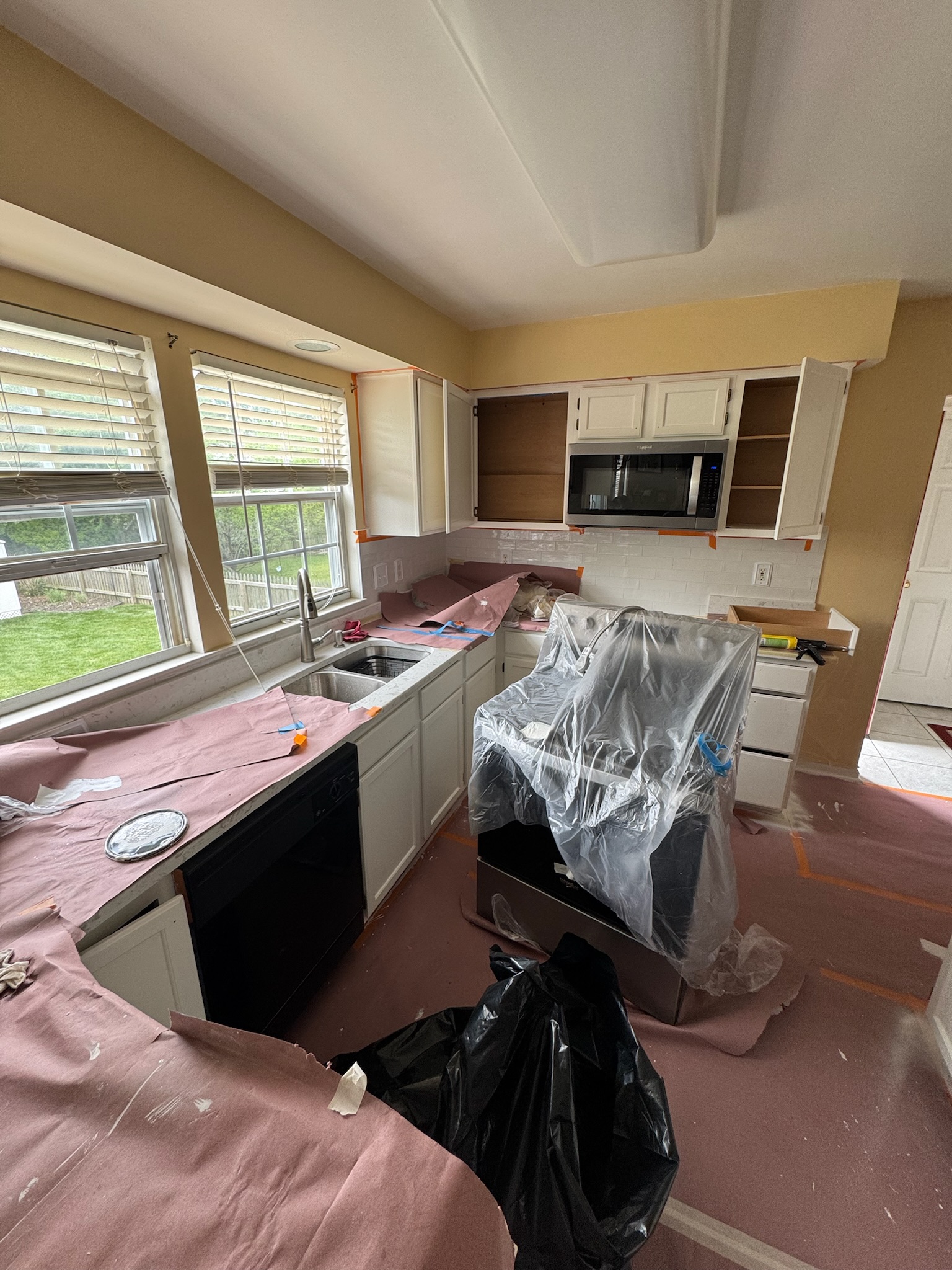 Cabinet Refinishing Project