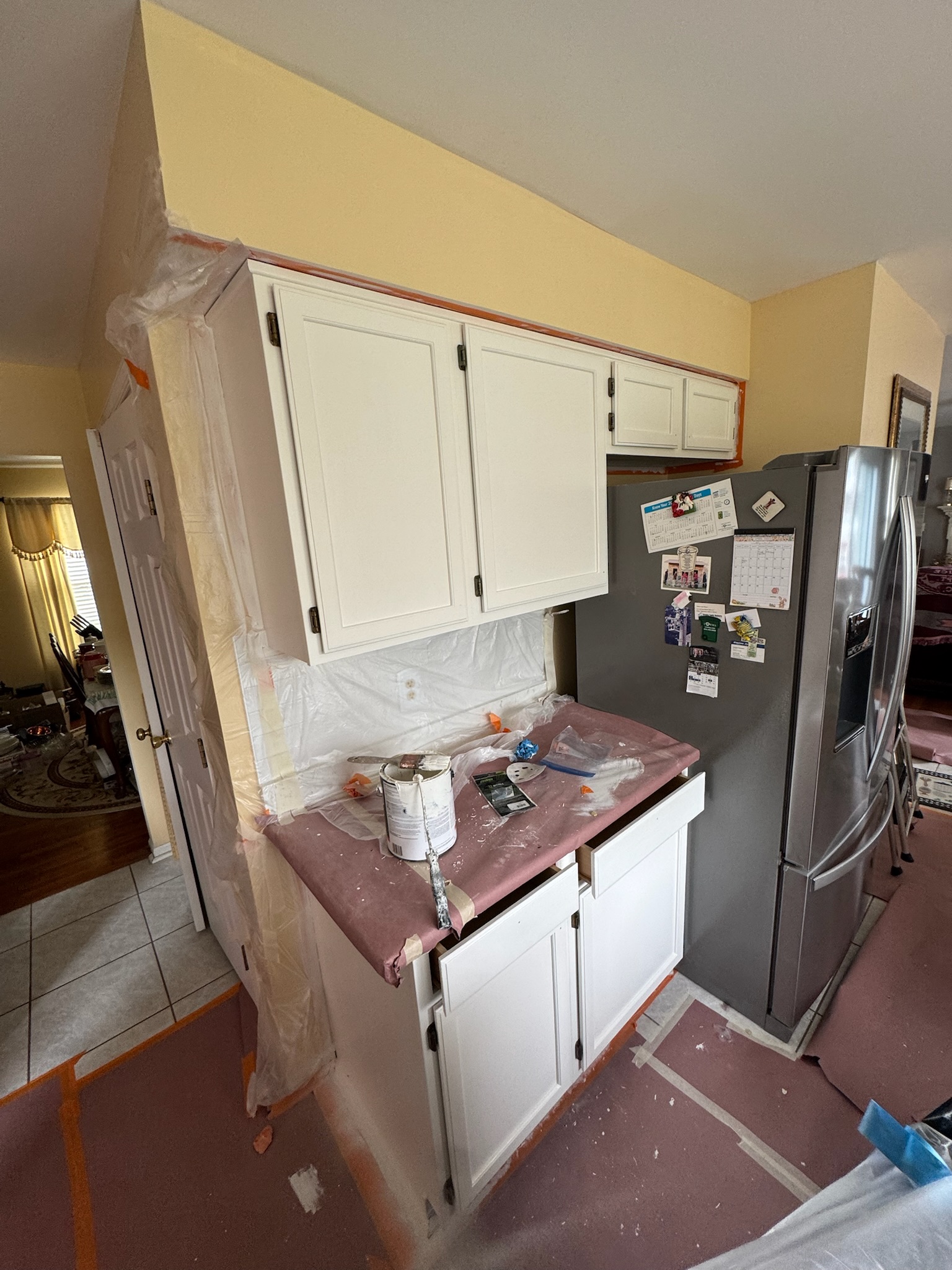 Cabinet Refinishing Project